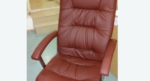 Обтяжка офисного кресла. Медвежьегорск